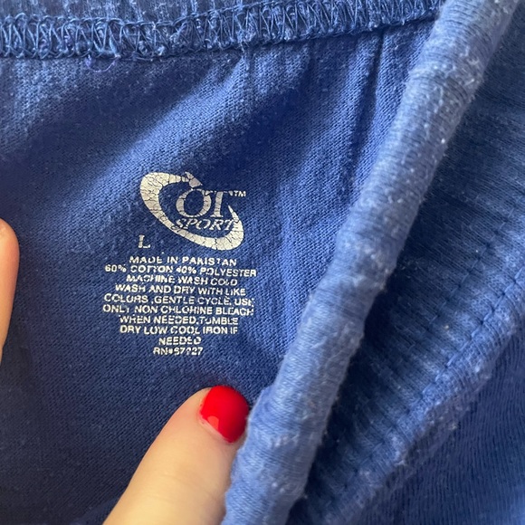 OT sport cotton and polyester blue shorts - Picture 3 of 4